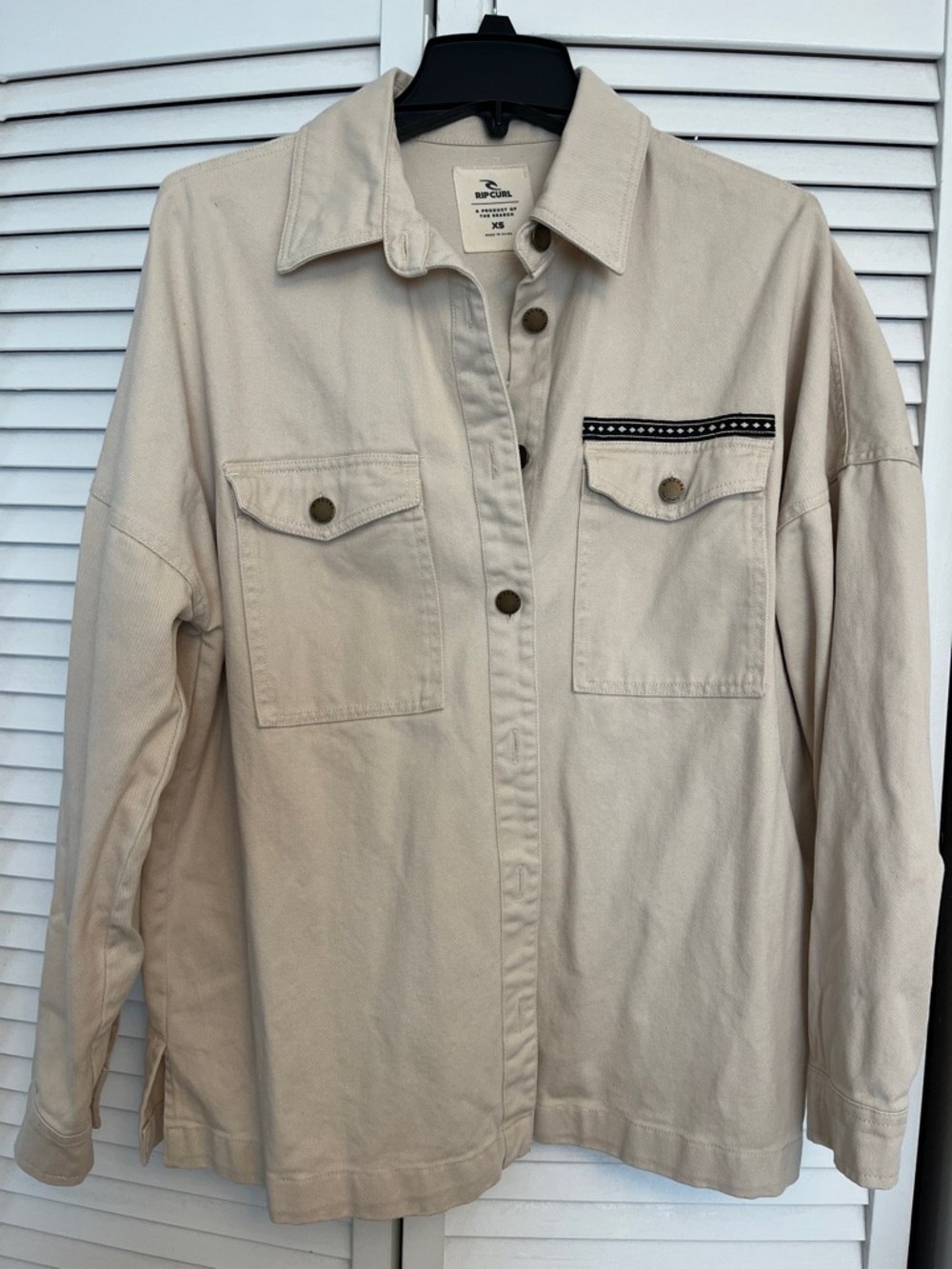 Rip Curl Soleil Embroidered Shirt Jacket